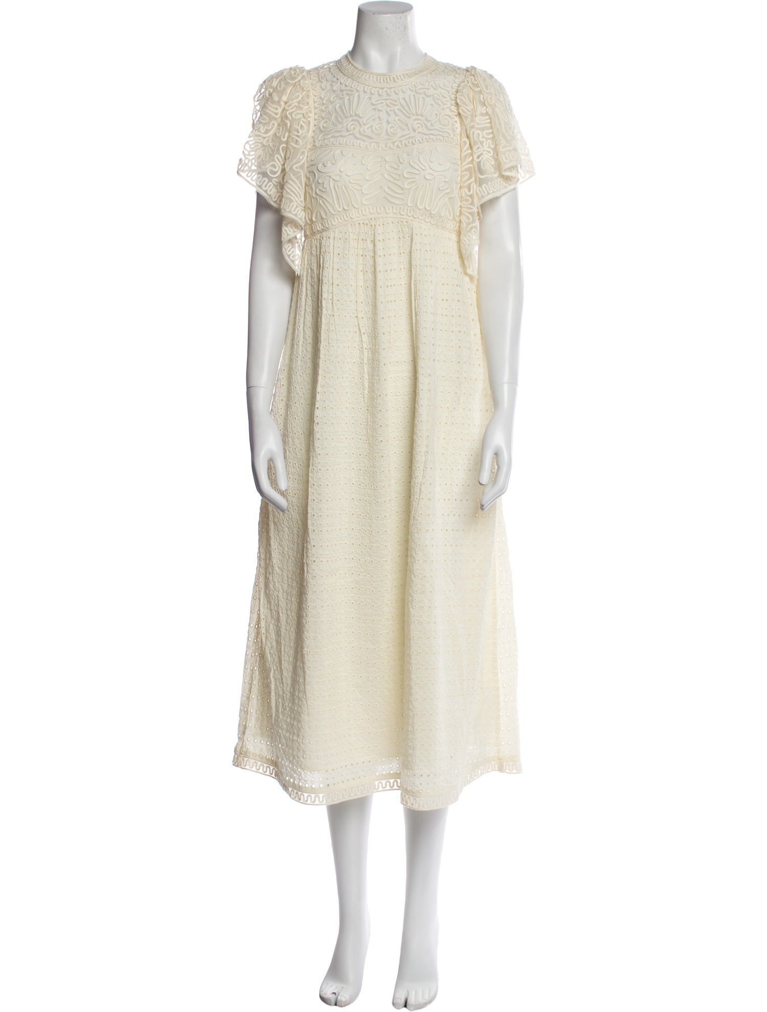 Ulla Johnson Crew Neck Midi Length Dress w/ Tags