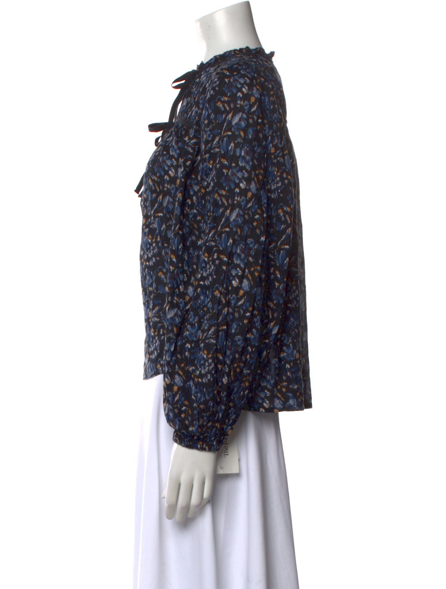 Ulla Johnson Floral Print V-Neck Blouse