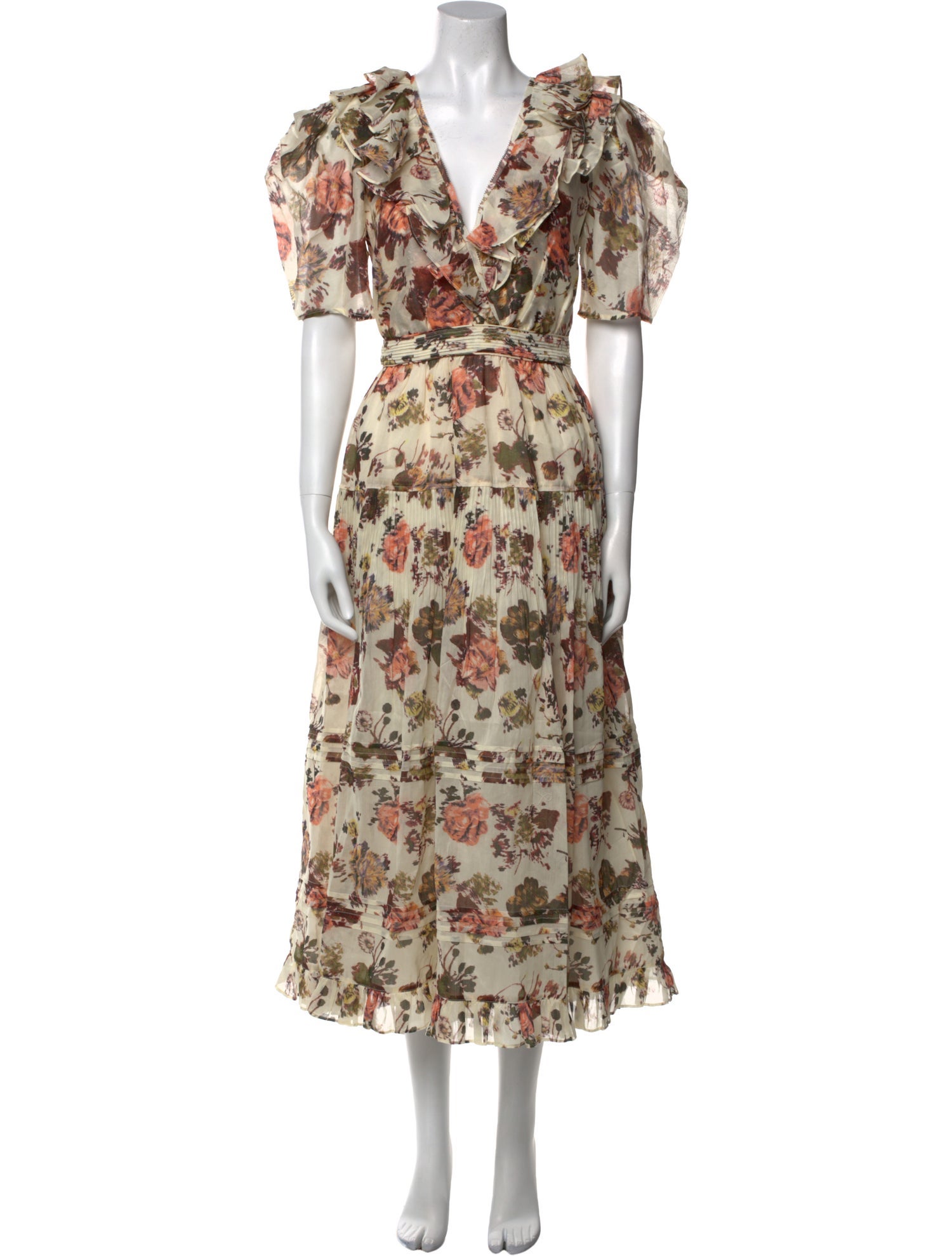 Ulla Johnson Floral Print Long Dress