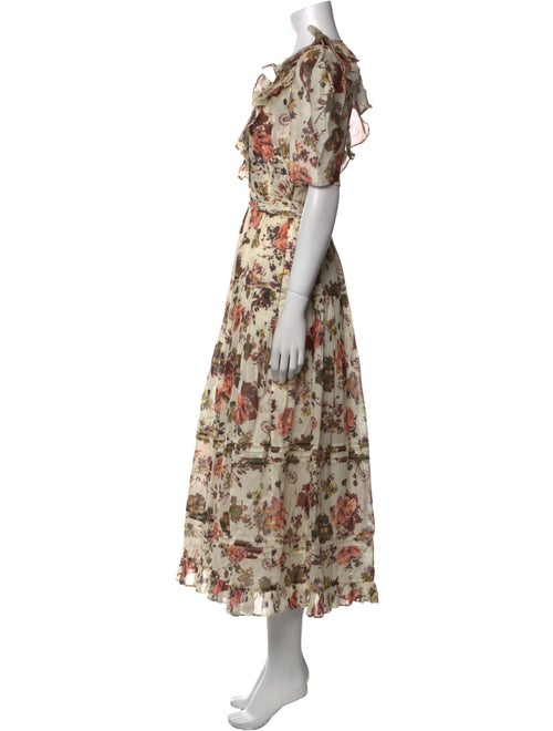 Ulla Johnson Floral Print Long Dress