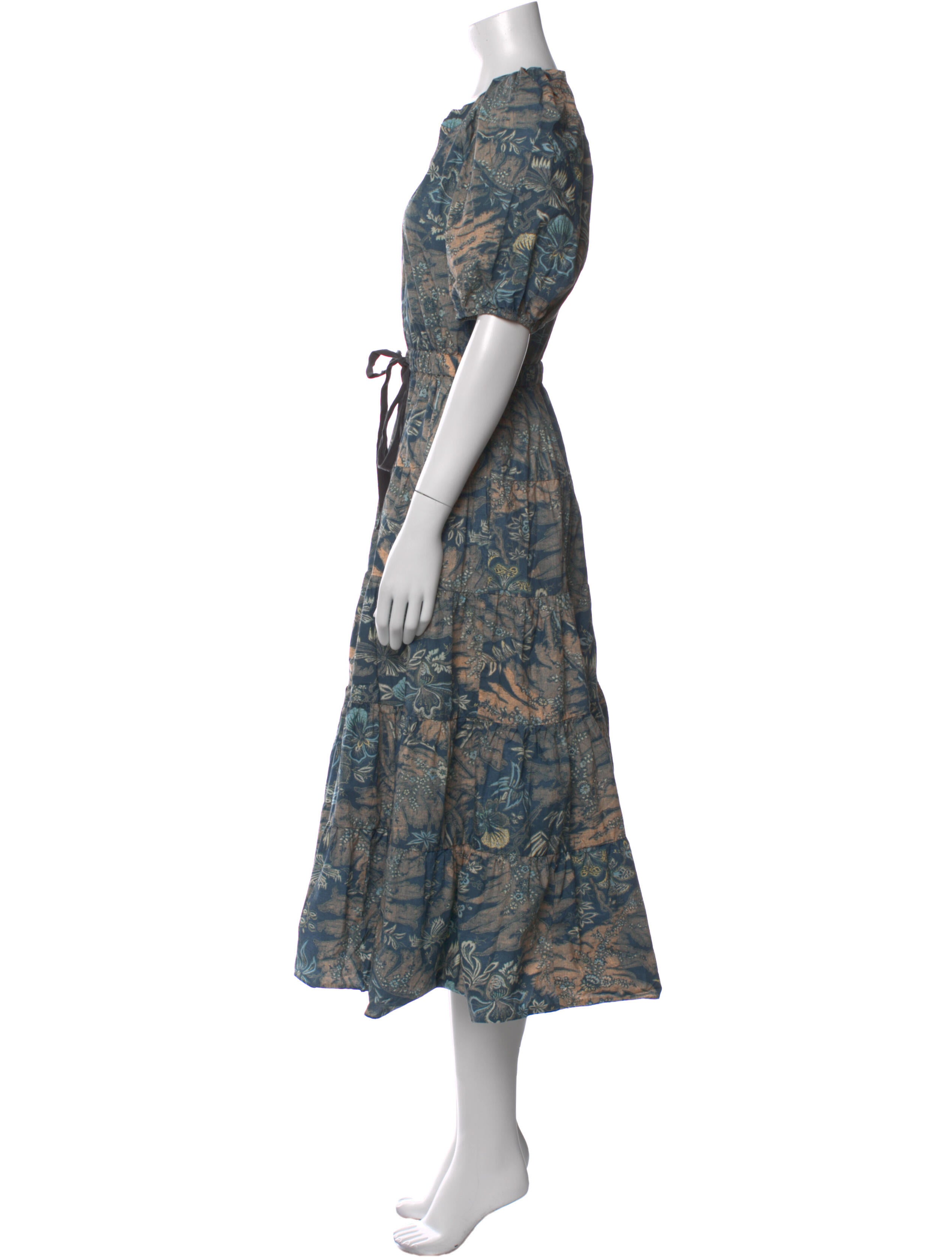 Ulla Johnson Floral Print Long Dress