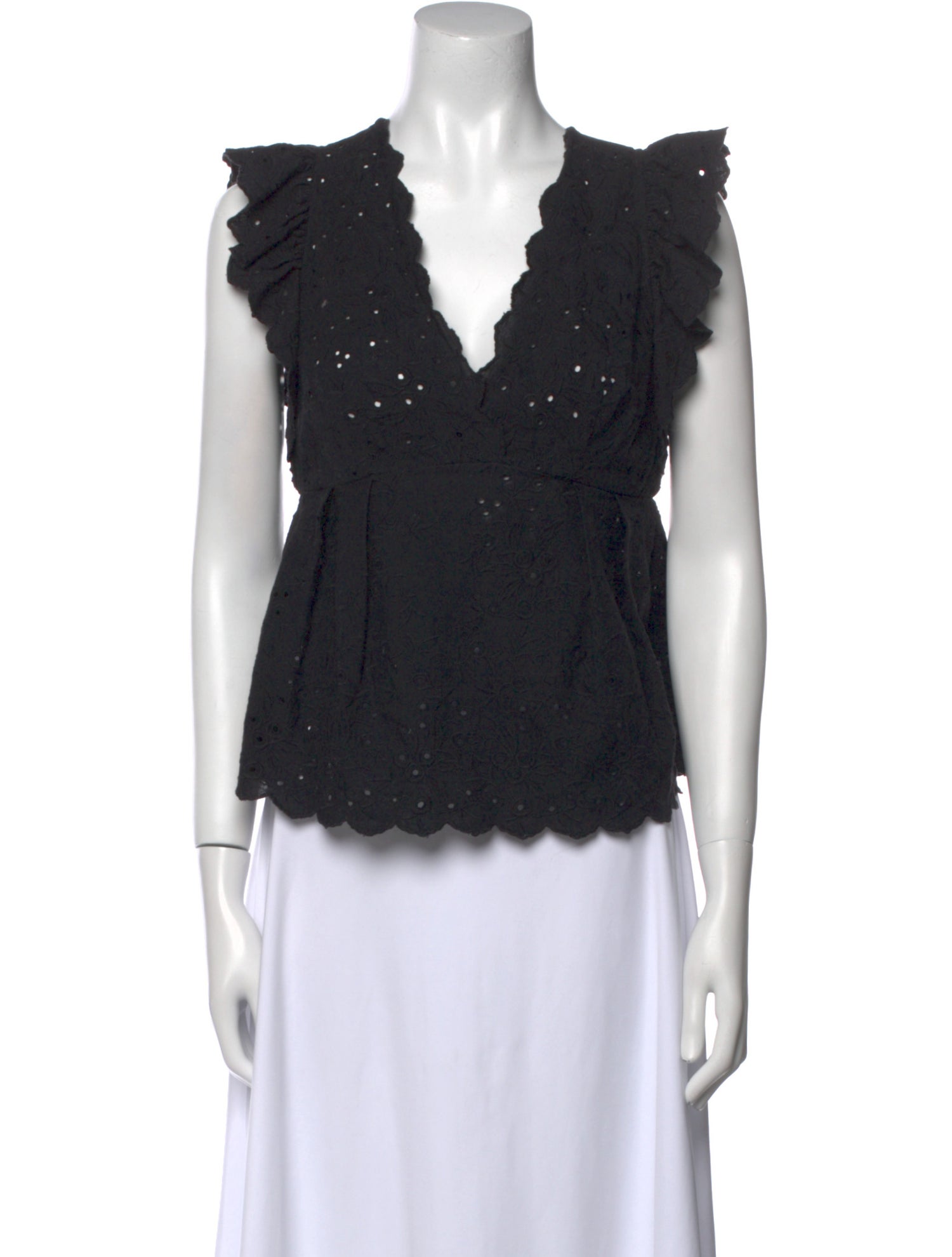 Ulla Johnson V-Neck Sleeveless Top