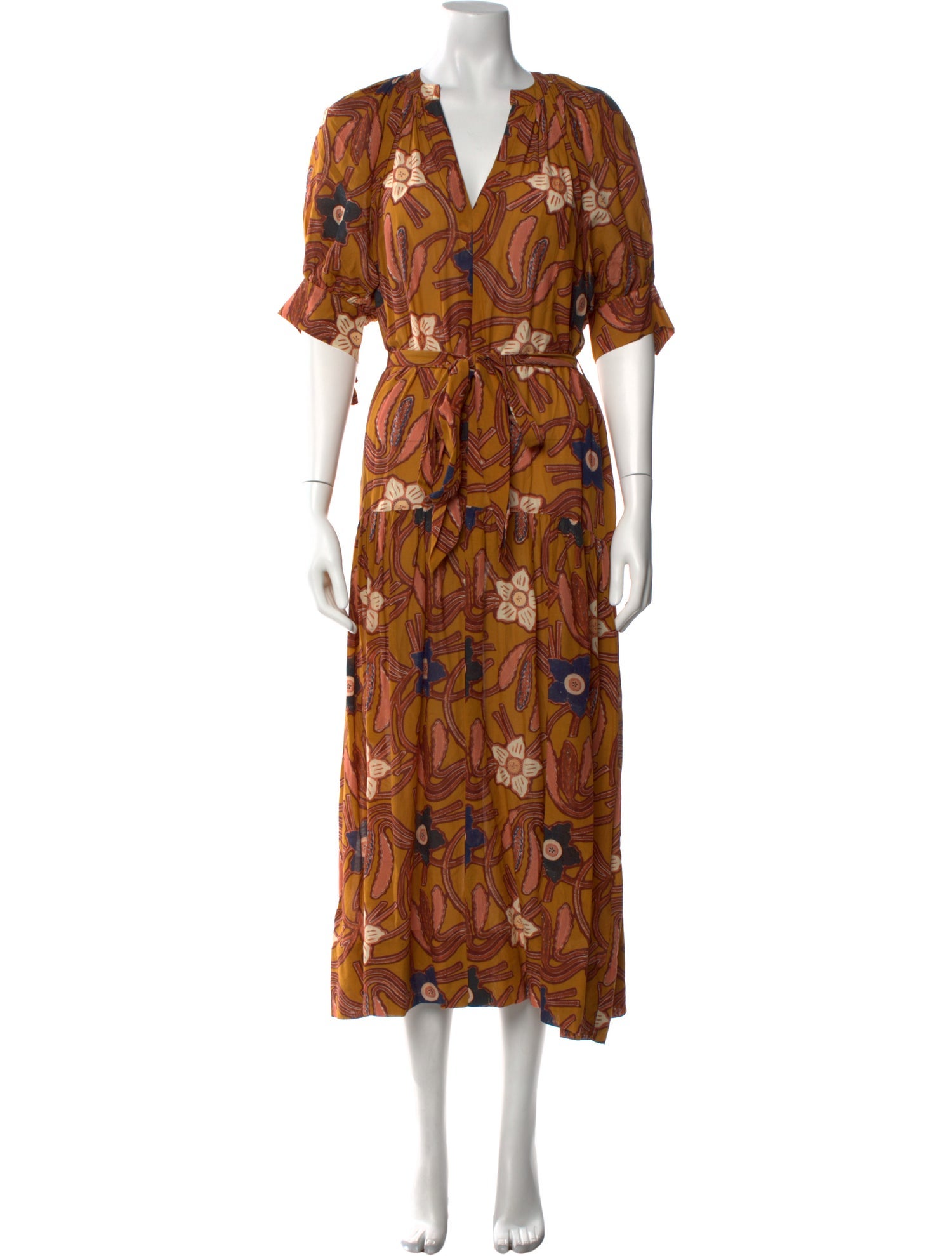 Ulla Johnson Floral Print Long Dress