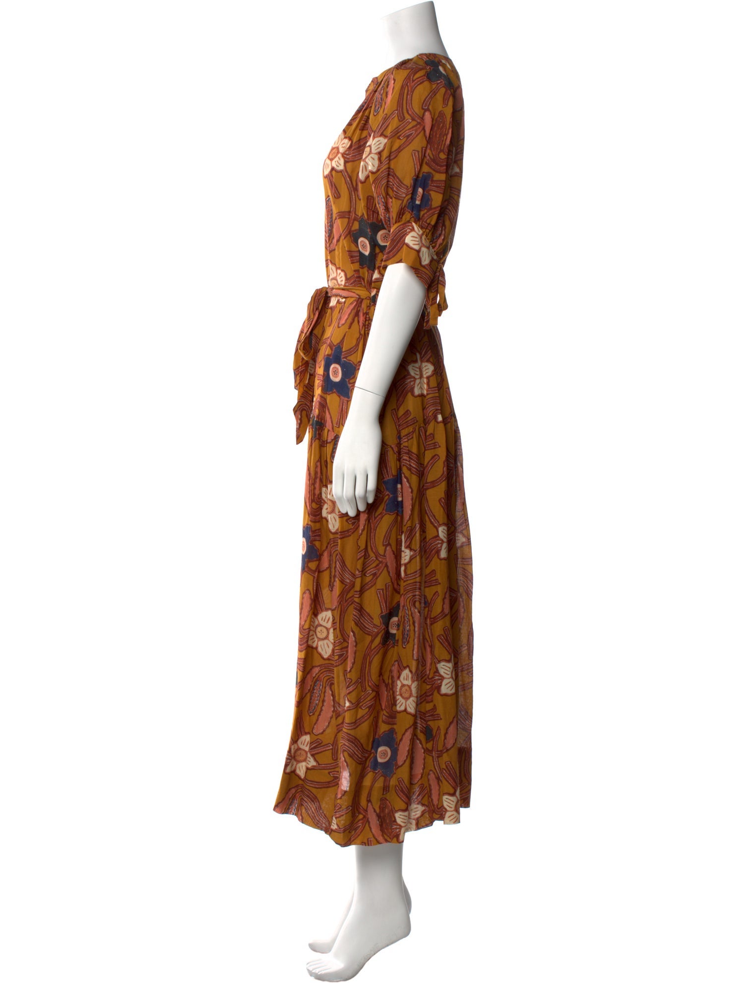 Ulla Johnson Floral Print Long Dress