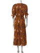 Ulla Johnson Floral Print Long Dress