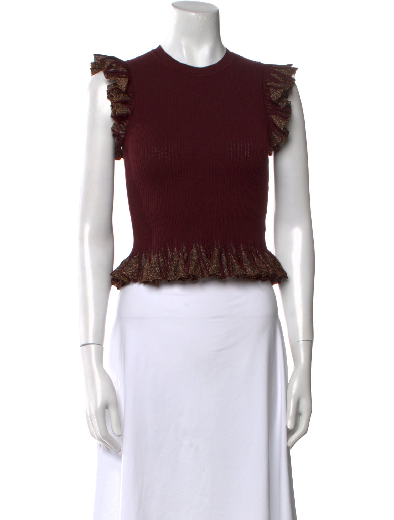 Ulla Johnson Crew Neck Sleeveless Crop Top w/ Tags