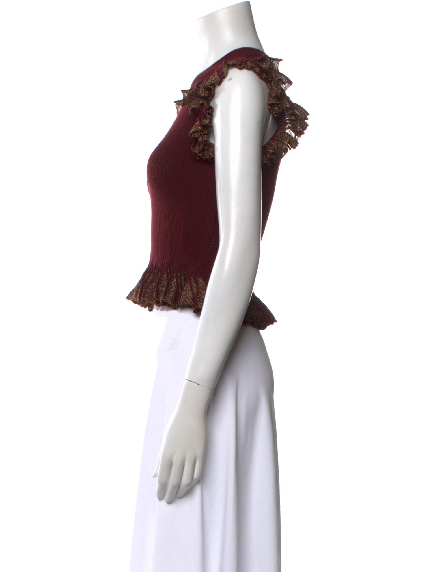Ulla Johnson Crew Neck Sleeveless Crop Top w/ Tags