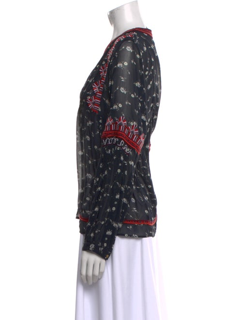 Ulla Johnson Silk Printed Blouse