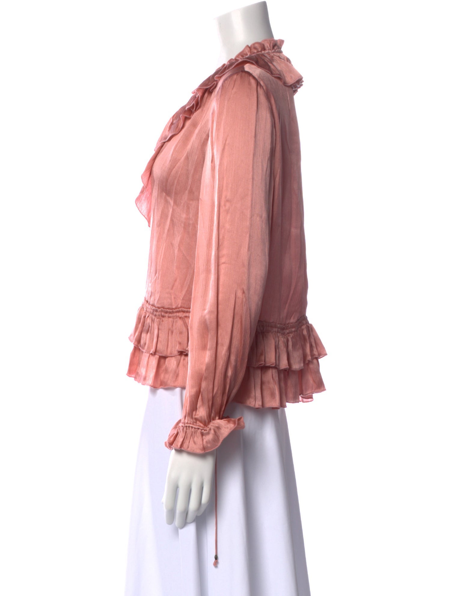 Ulla Johnson Silk V-Neck Blouse