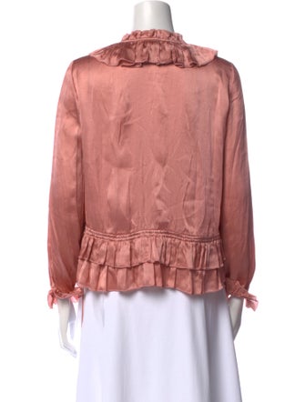 Ulla Johnson Silk V-Neck Blouse