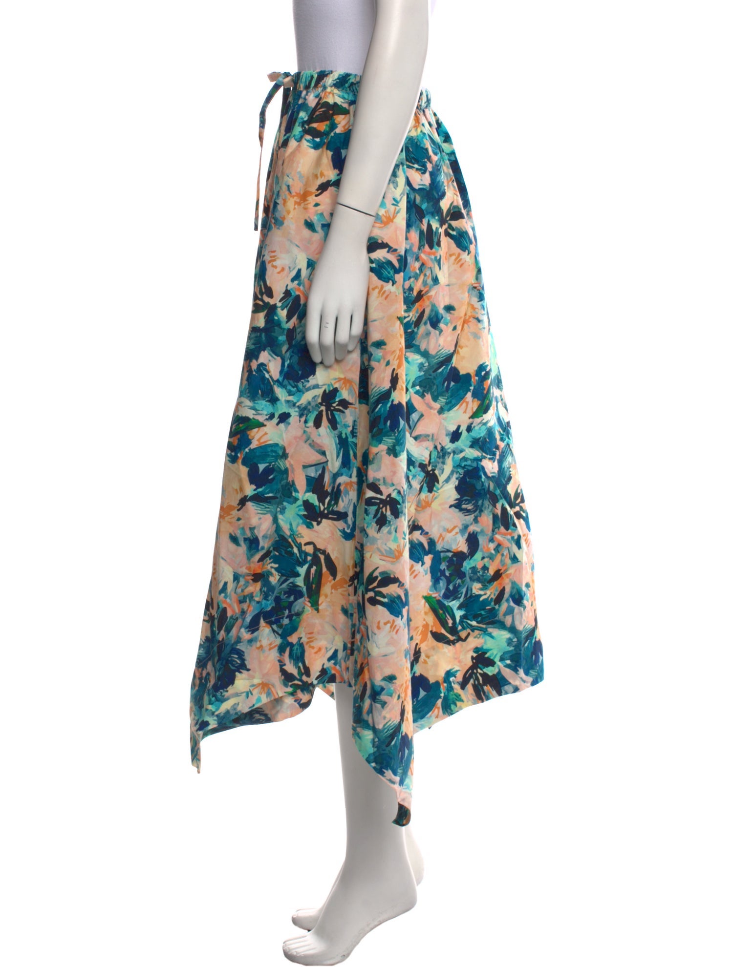 Ulla Johnson Floral Print Midi Length Skirt