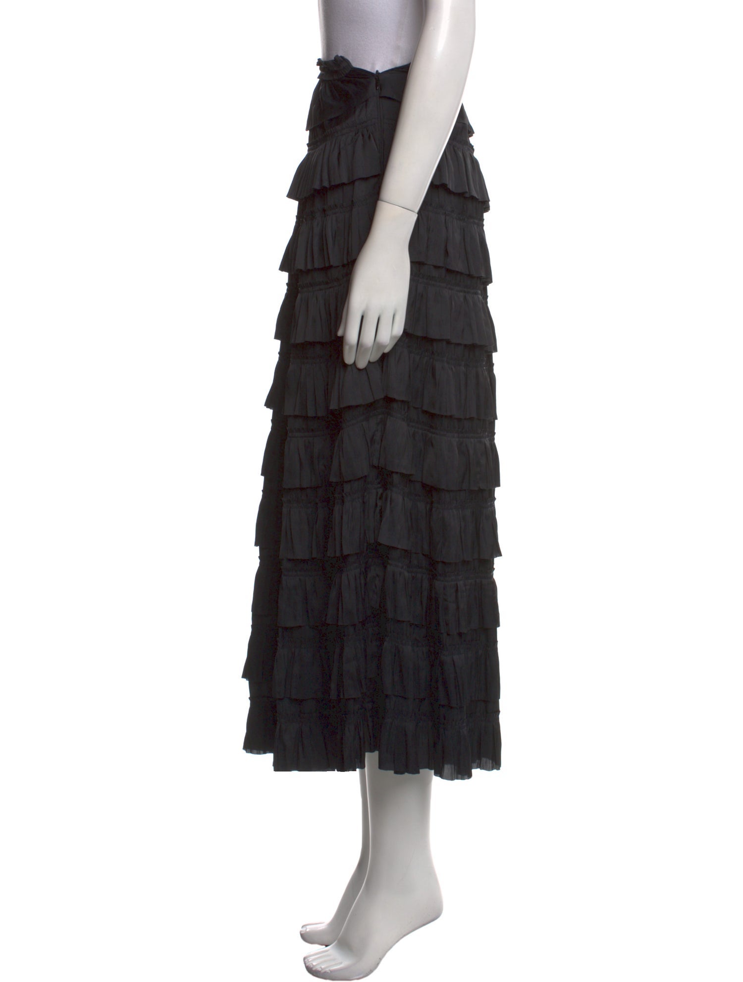 Ulla Johnson Bow Accents Midi Length Skirt