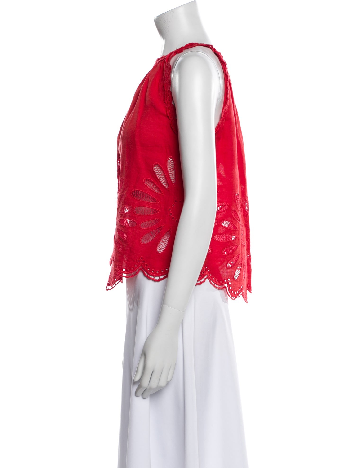 Ulla Johnson Halterneck Sleeveless Crop Top