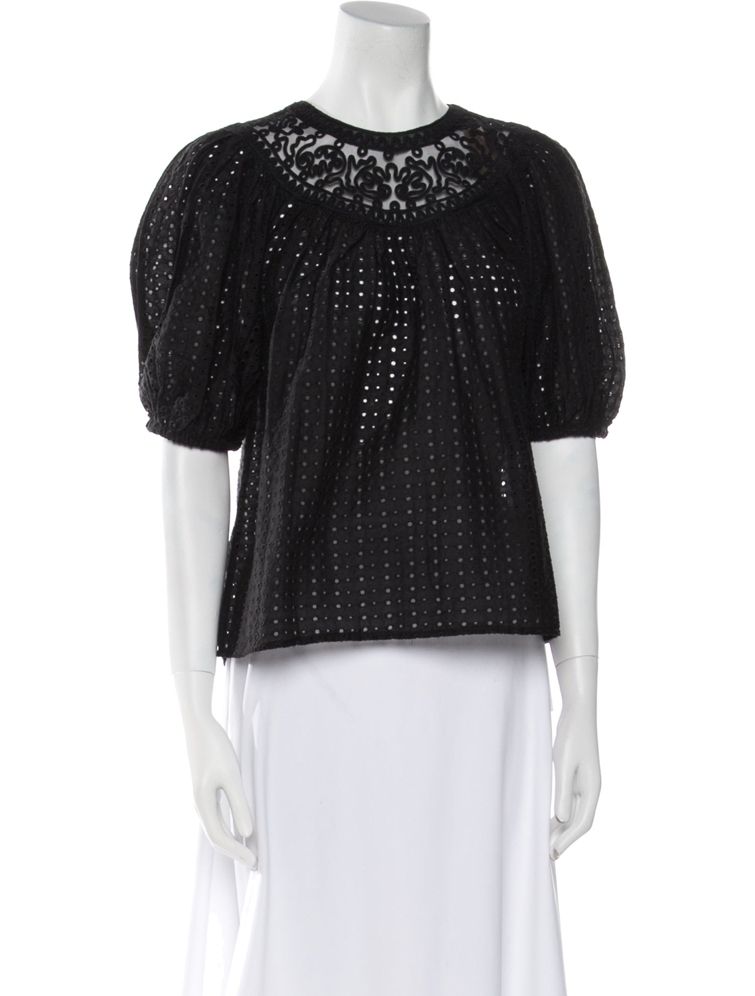 Ulla Johnson Crew Neck Short Sleeve Top w/ Tags