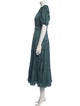 Ulla Johnson V-Neck Midi Length Dress