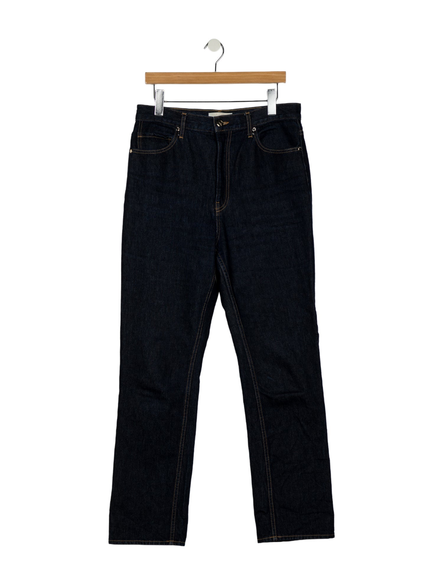 Ulla Johnson High-Rise Straight Leg Jeans