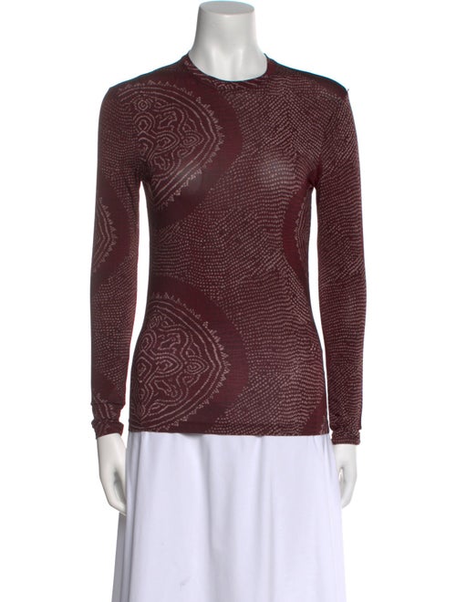 Ulla Johnson Crew Neck Long Sleeve Top