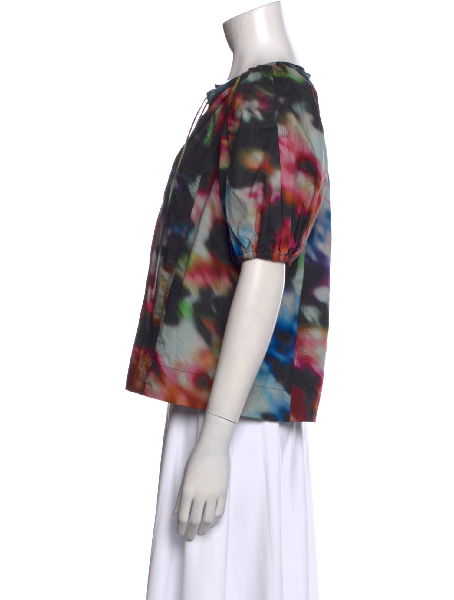 Ulla Johnson Printed V-Neck Blouse