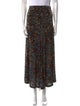 Ulla Johnson Floral Print Midi Length Skirt