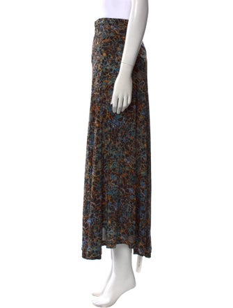 Ulla Johnson Floral Print Midi Length Skirt