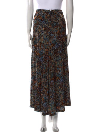 Ulla Johnson Floral Print Midi Length Skirt