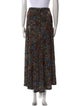 Ulla Johnson Floral Print Midi Length Skirt