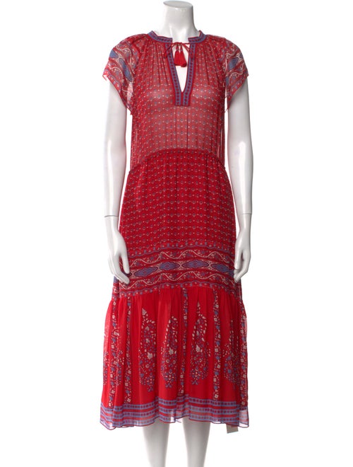 Ulla Johnson Silk Midi Length Dress