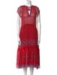 Ulla Johnson Silk Midi Length Dress