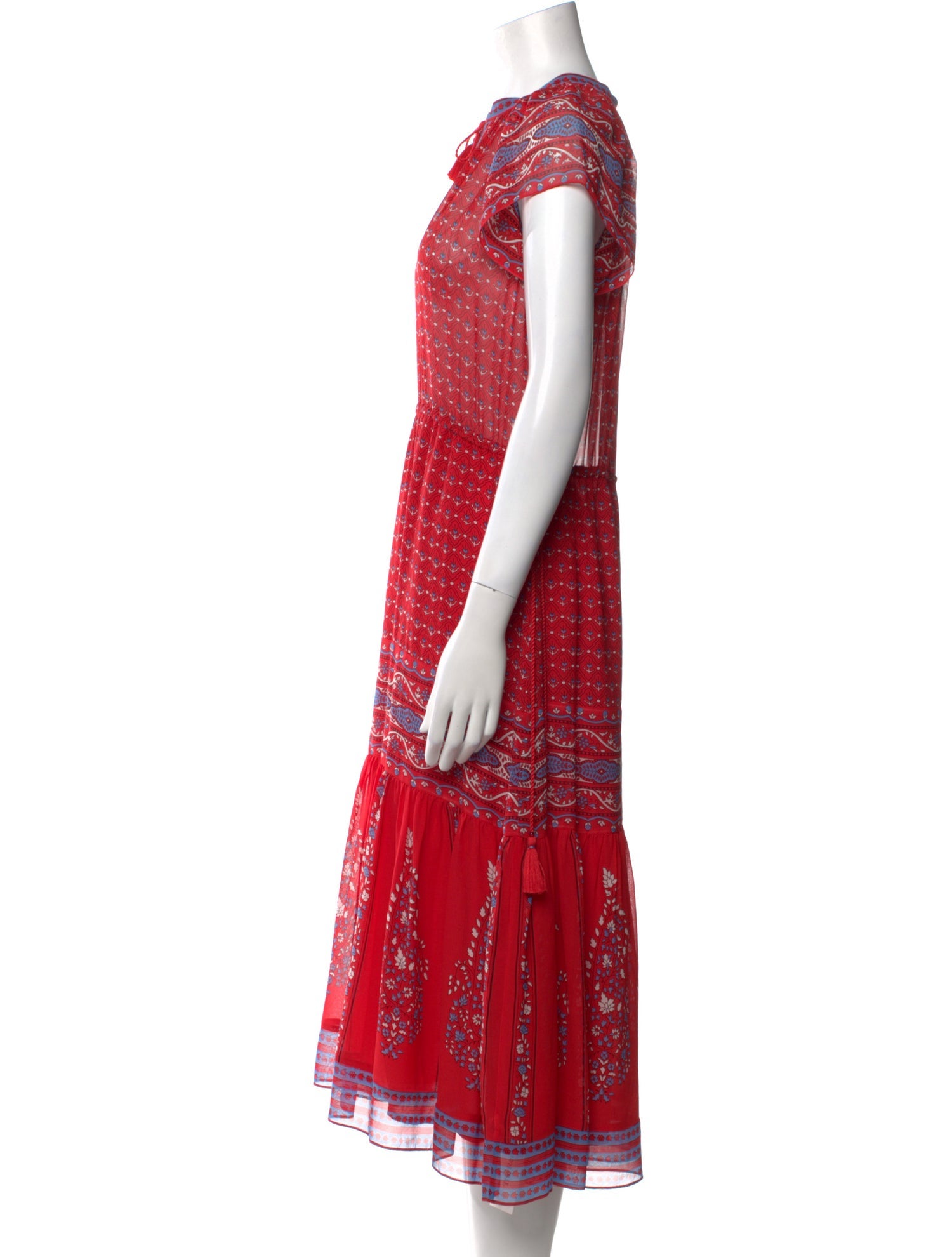 Ulla Johnson Silk Midi Length Dress