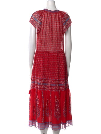 Ulla Johnson Silk Midi Length Dress