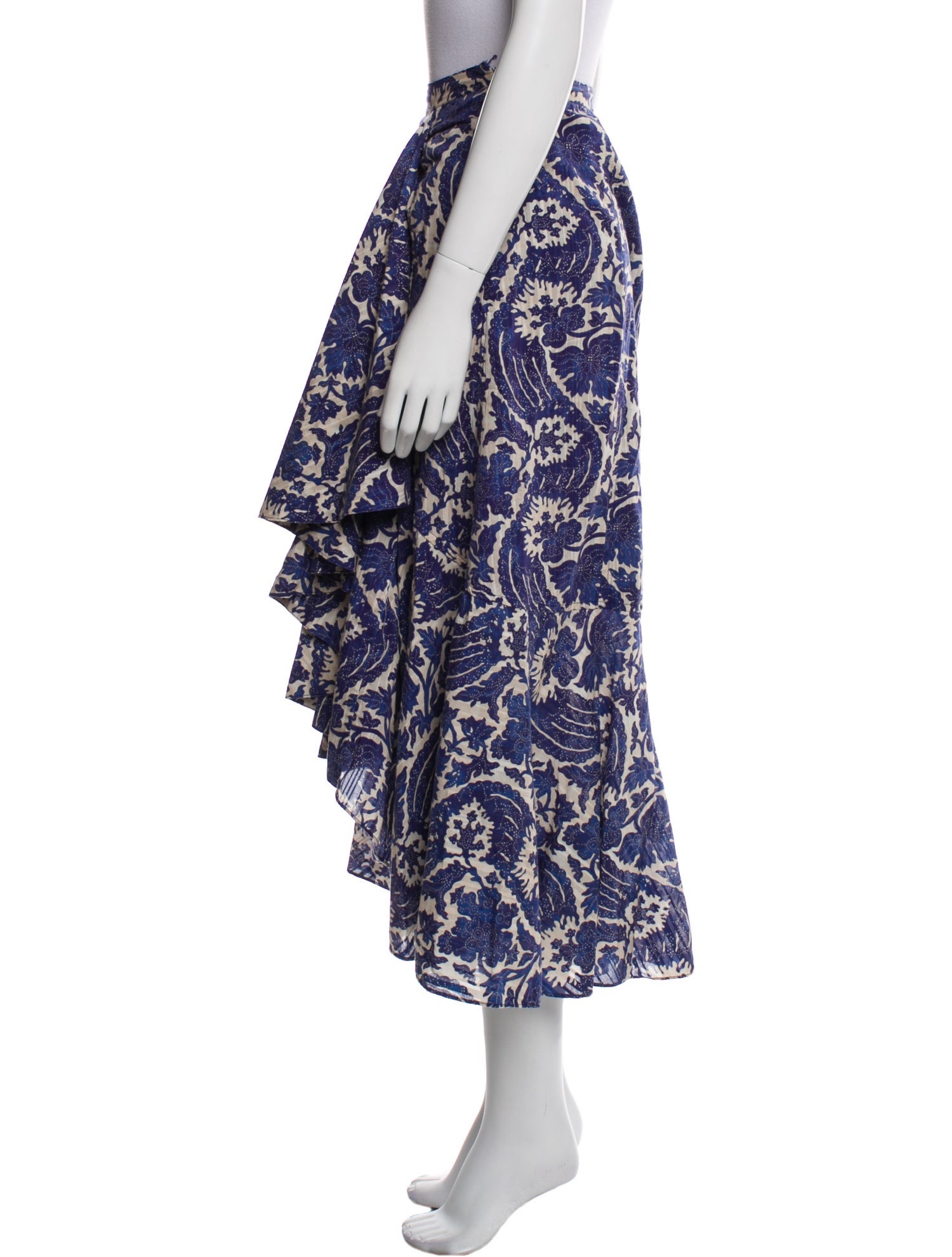 Ulla Johnson Printed Midi Length Skirt