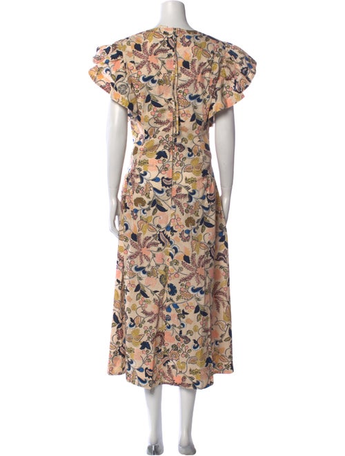 Ulla Johnson Floral Print Long Dress
