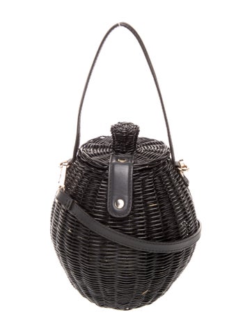 Ulla Johnson Bucket Bags Rattan Minaudière