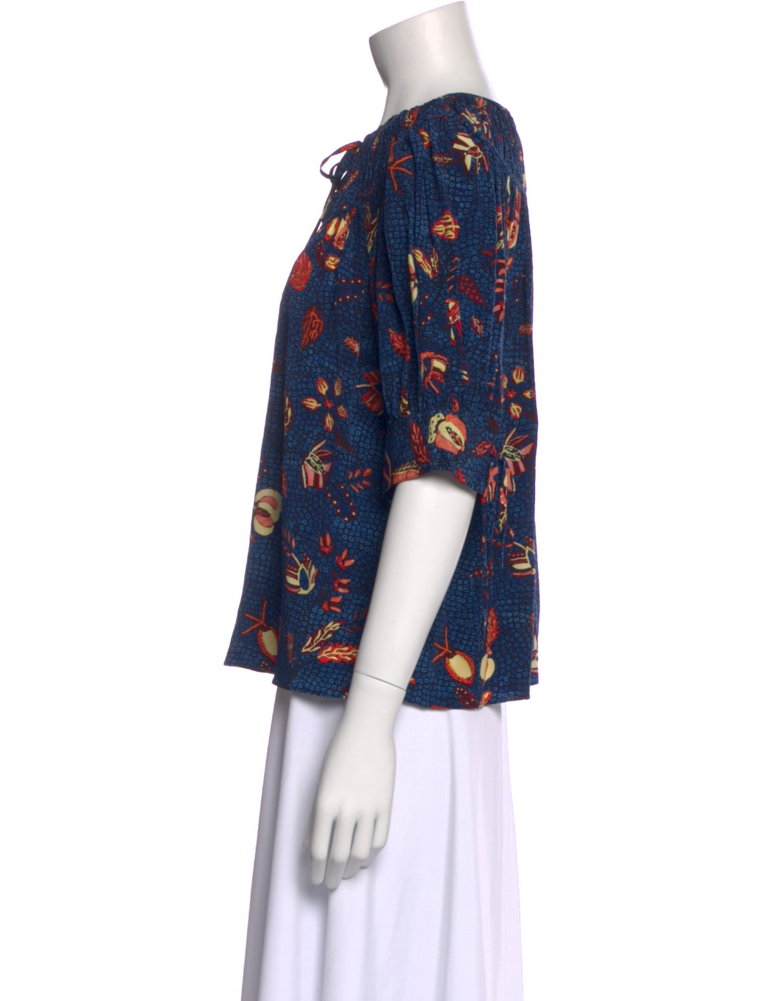 Ulla Johnson Silk Printed Blouse