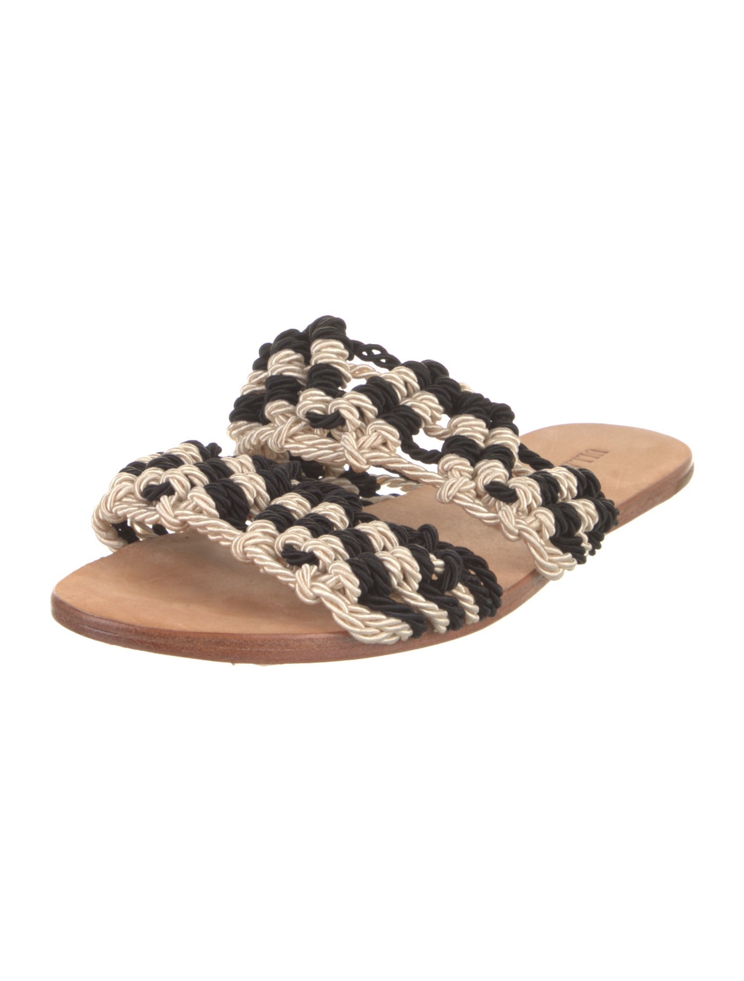 Ulla Johnson Striped Slides