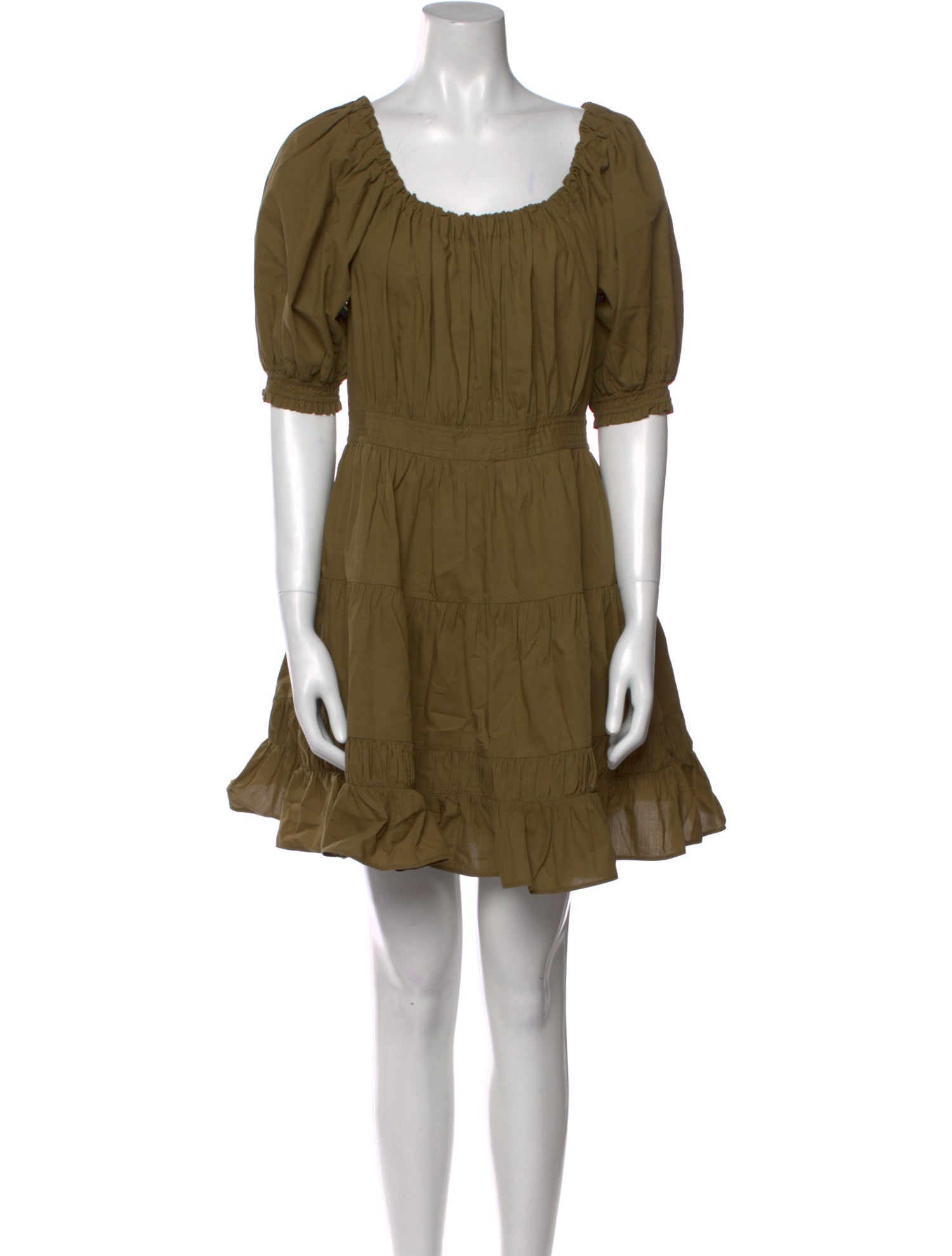 Ulla Johnson Scoop Neck Mini Dress
