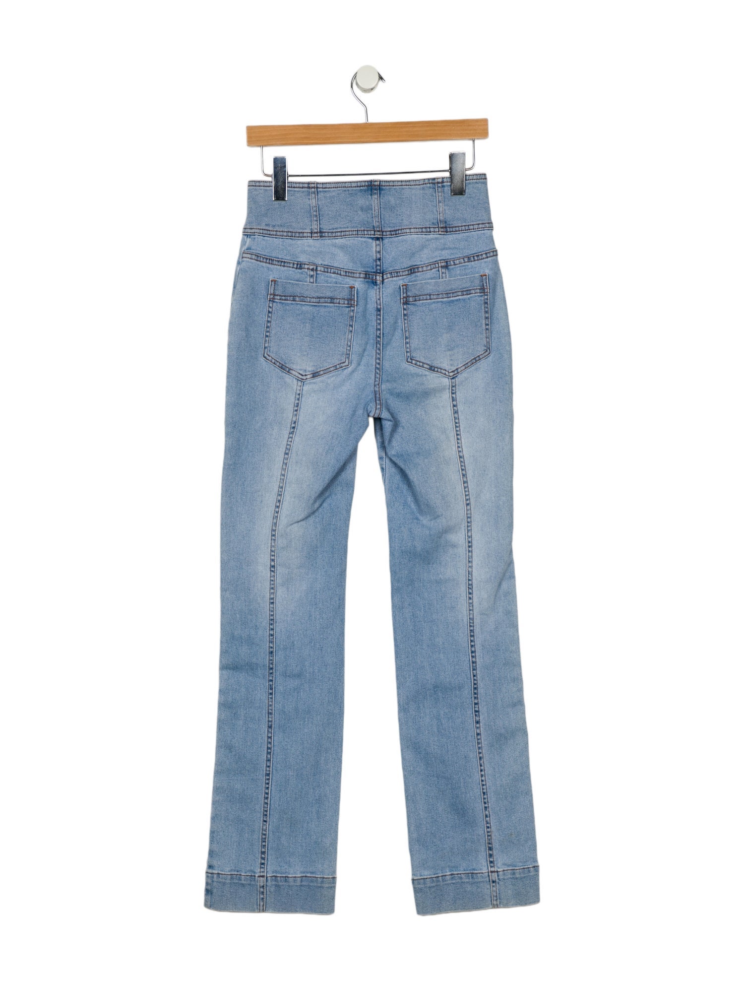 Ulla Johnson High-Rise Straight Leg Jeans