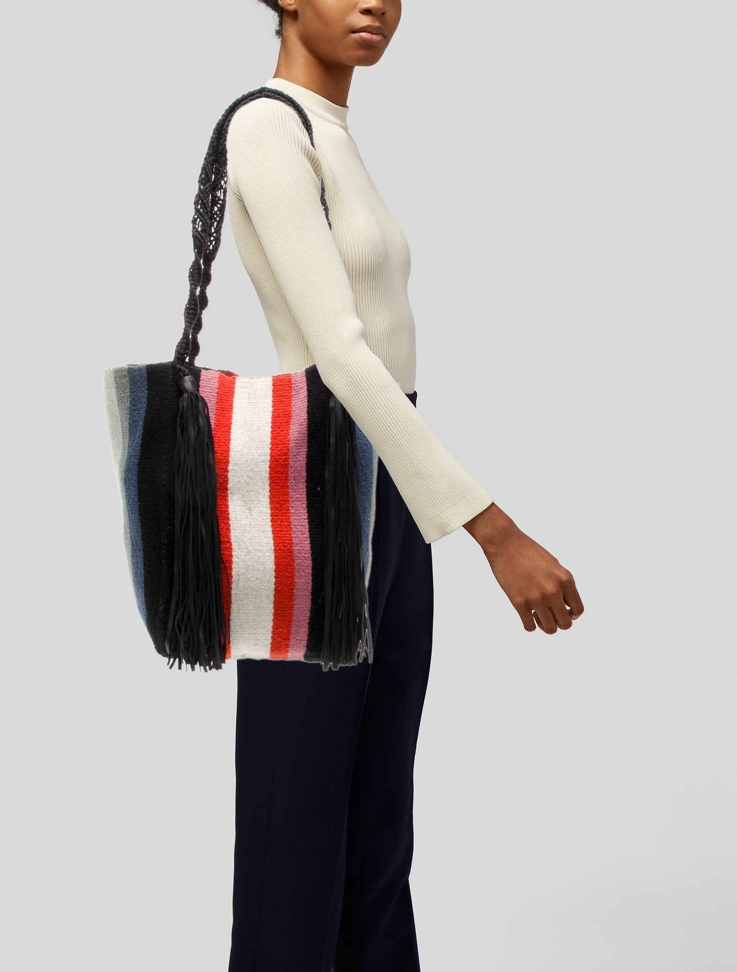 Ulla Johnson Canvas Shoulder Bag