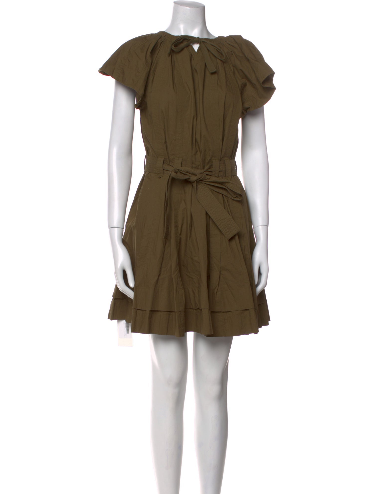 Ulla Johnson Bateau Neckline Mini Dress