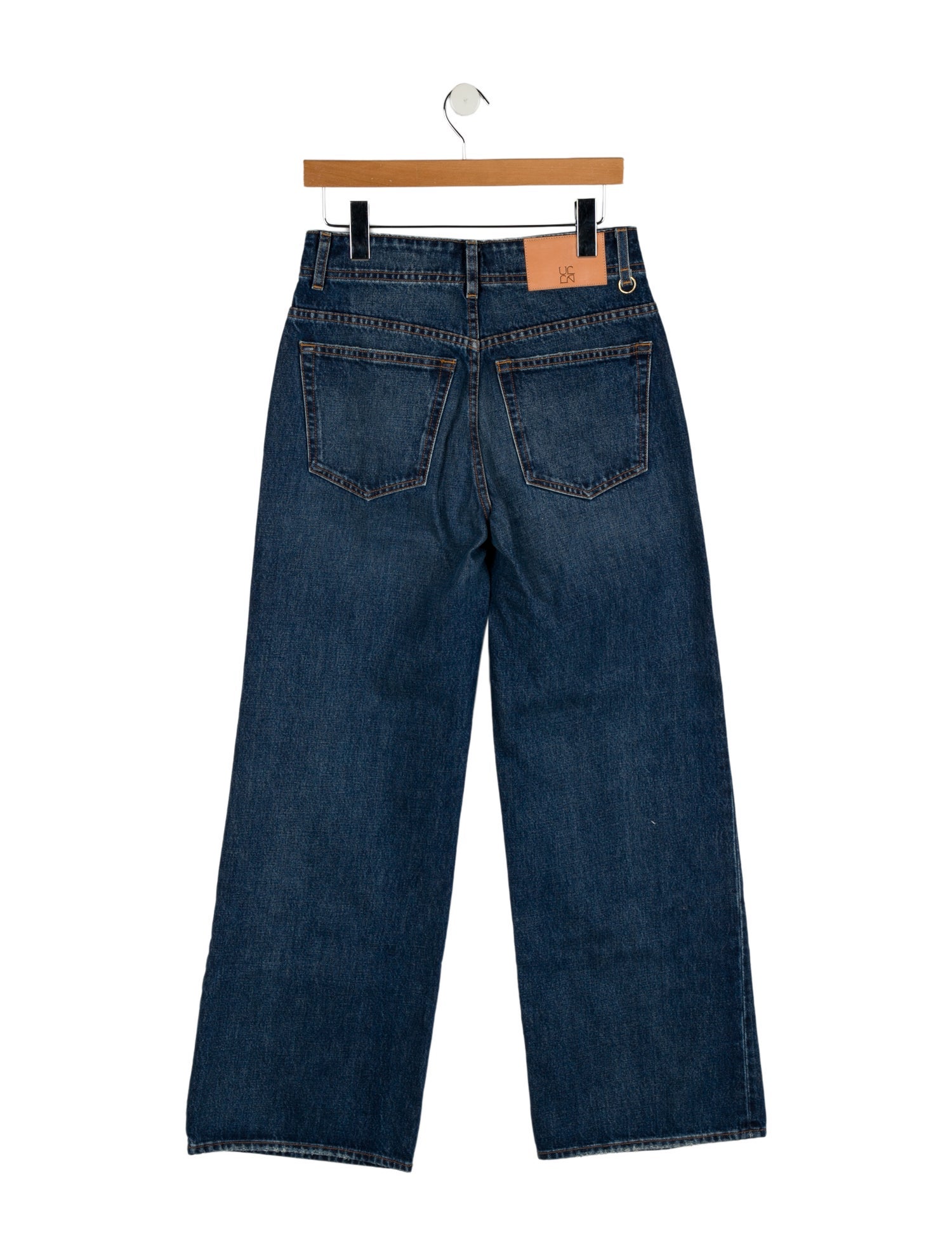 Ulla Johnson Mid-Rise Wide Leg Jeans
