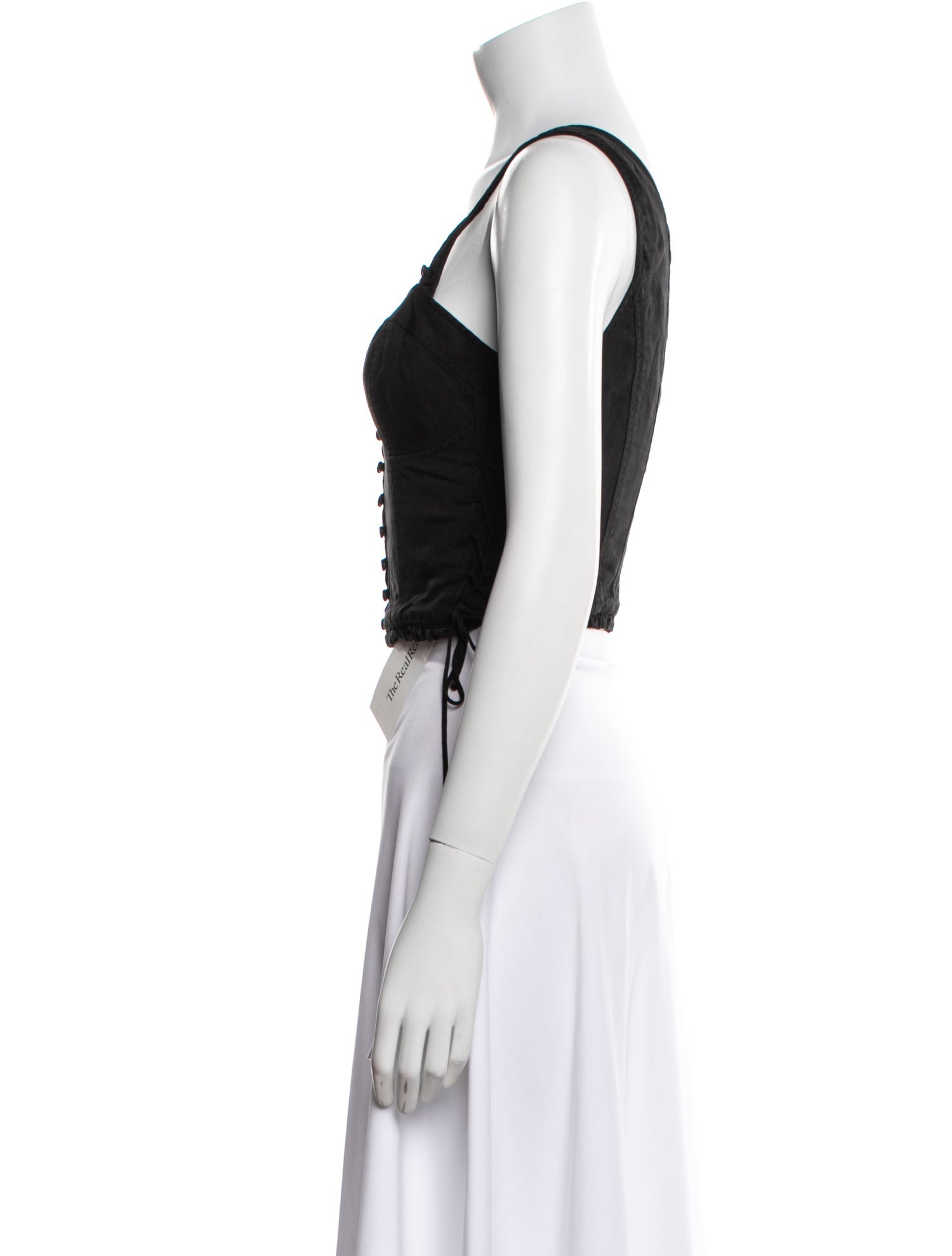 Ulla Johnson Square Neckline Sleeveless Crop Top