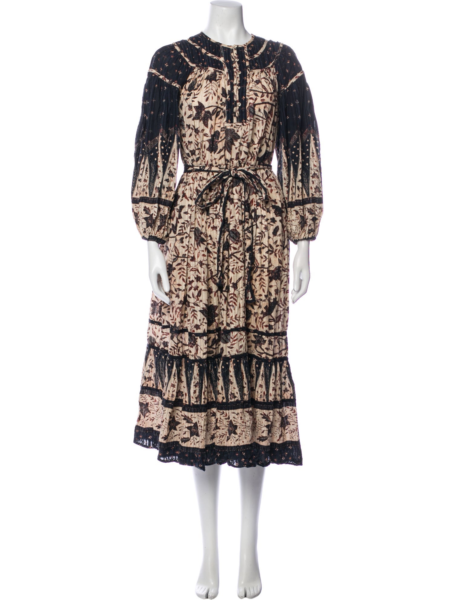 Ulla Johnson Printed Midi Length Dress