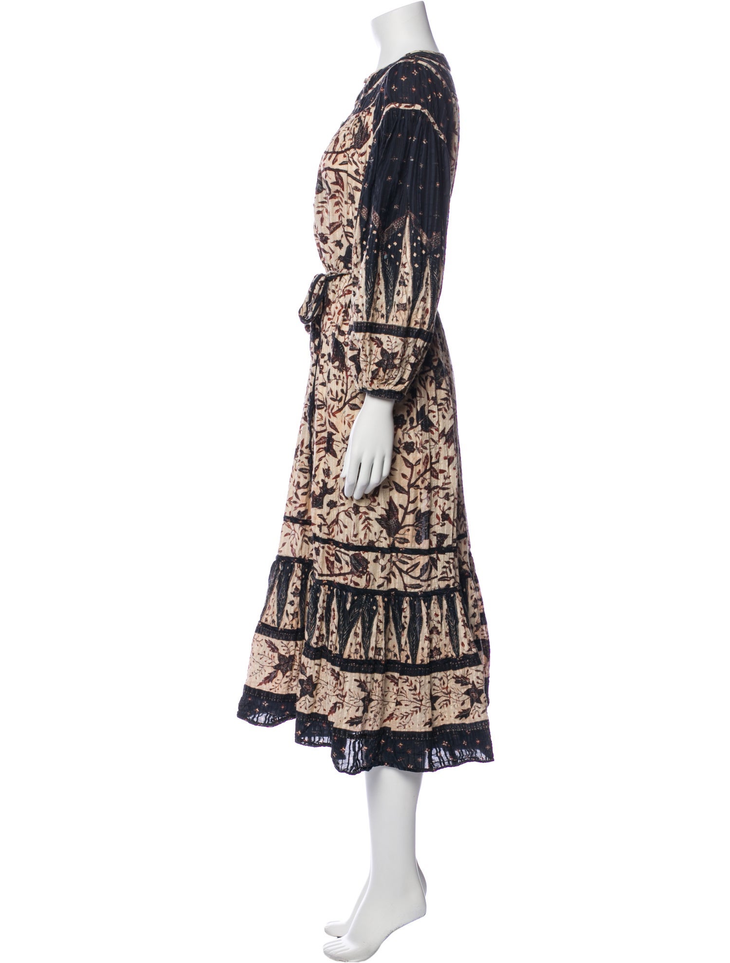 Ulla Johnson Printed Midi Length Dress