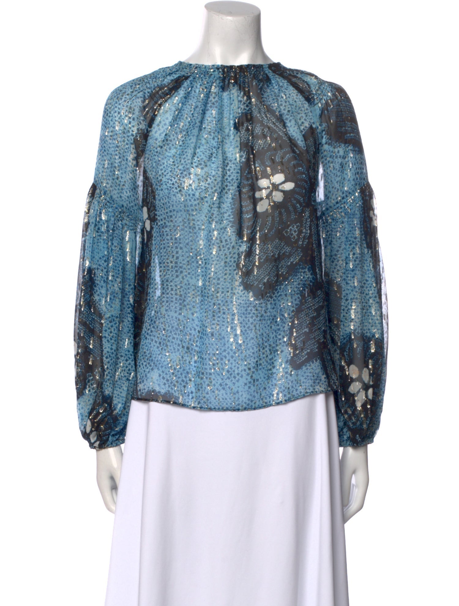 Ulla Johnson Silk Printed Blouse