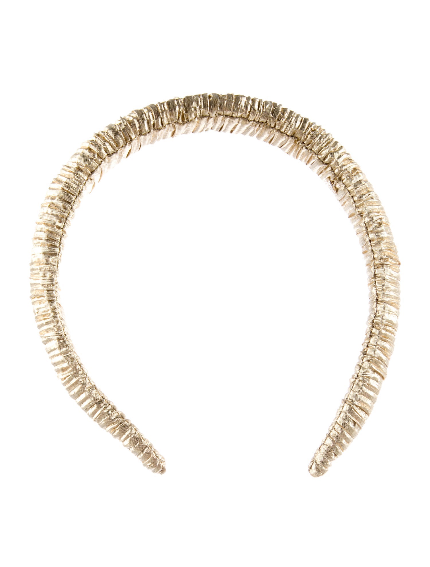Loeffler Randall Synthetic-Blend Pleated Headband