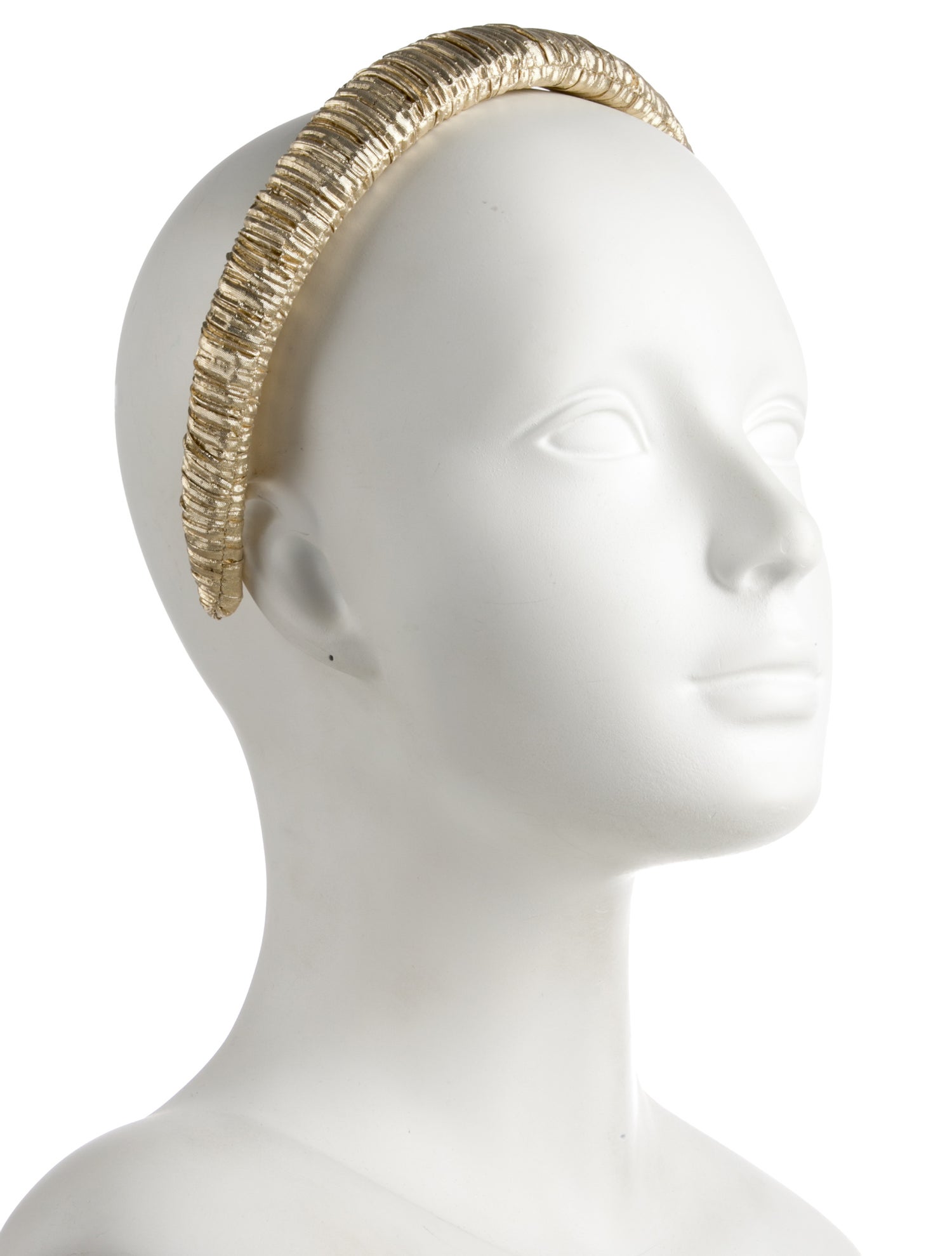 Loeffler Randall Synthetic-Blend Pleated Headband