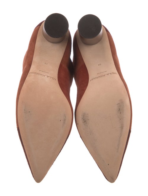 Ulla Johnson Suede Colorblock Pattern Boots