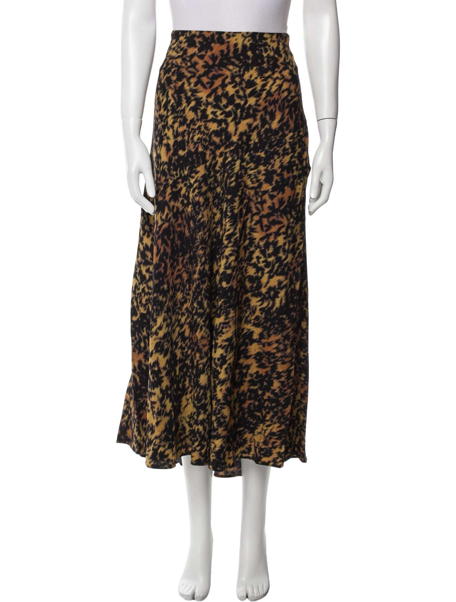 Ulla Johnson Animal Print Midi Length Skirt w/ Tags