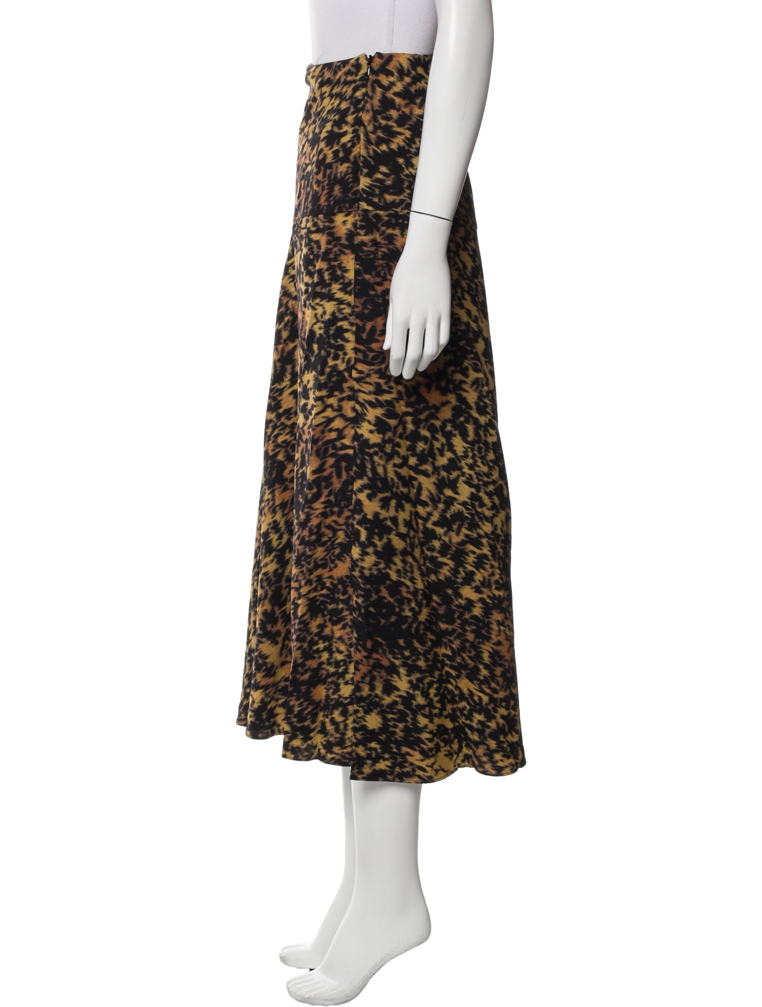 Ulla Johnson Animal Print Midi Length Skirt w/ Tags