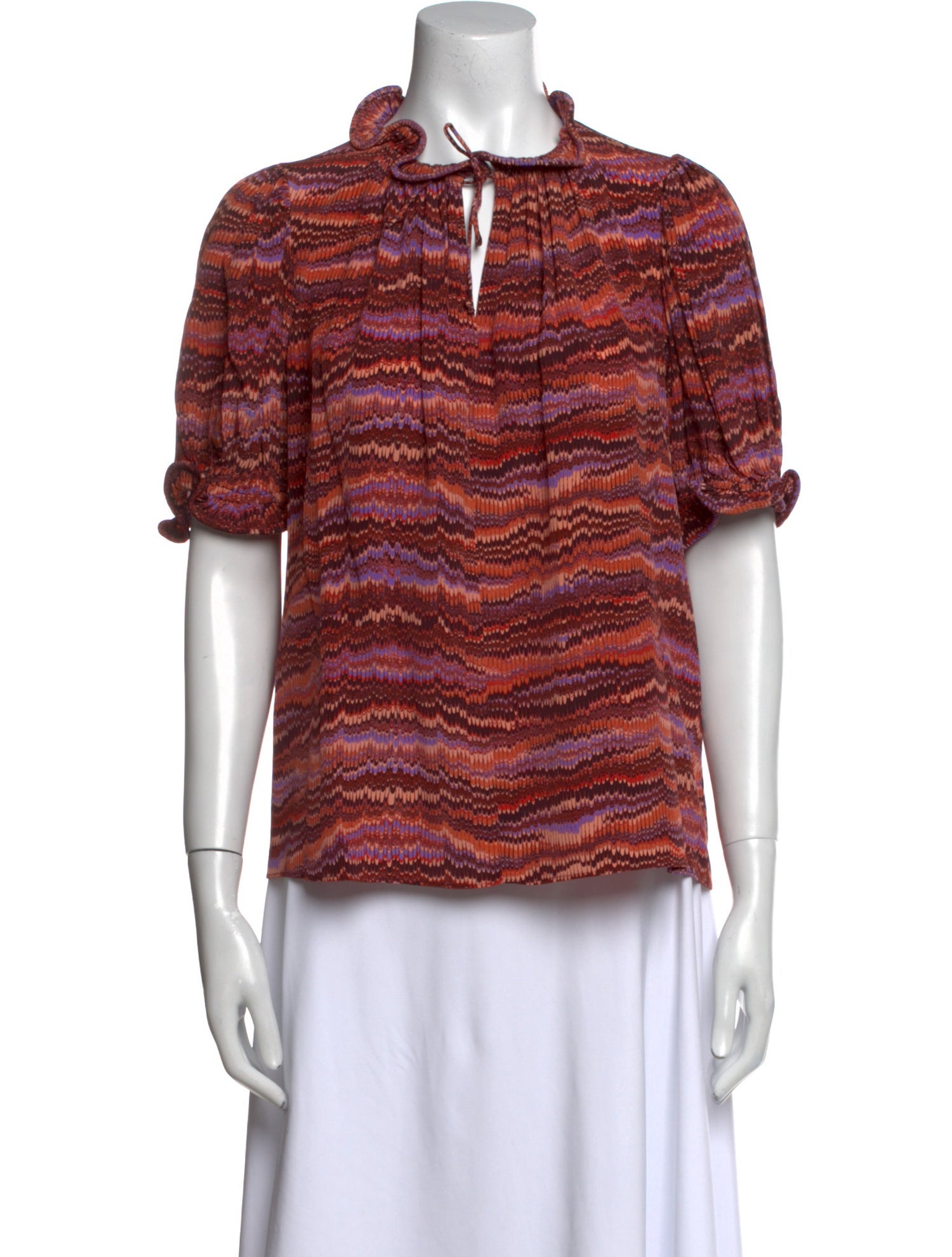 Ulla Johnson Silk Printed Blouse